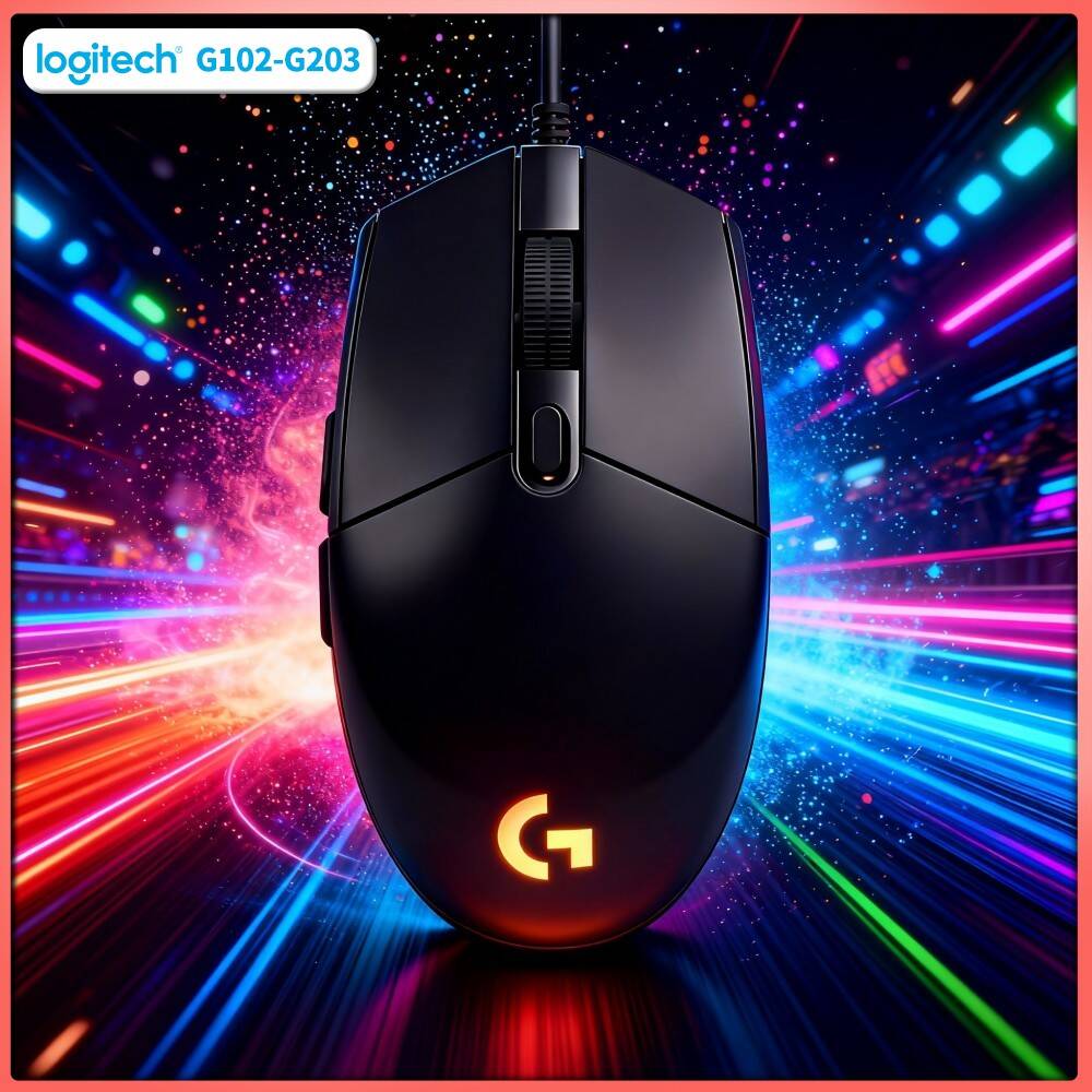 Logitech Mouse G203 - Игровая мышь Logitech G203 Prodigy RGB,