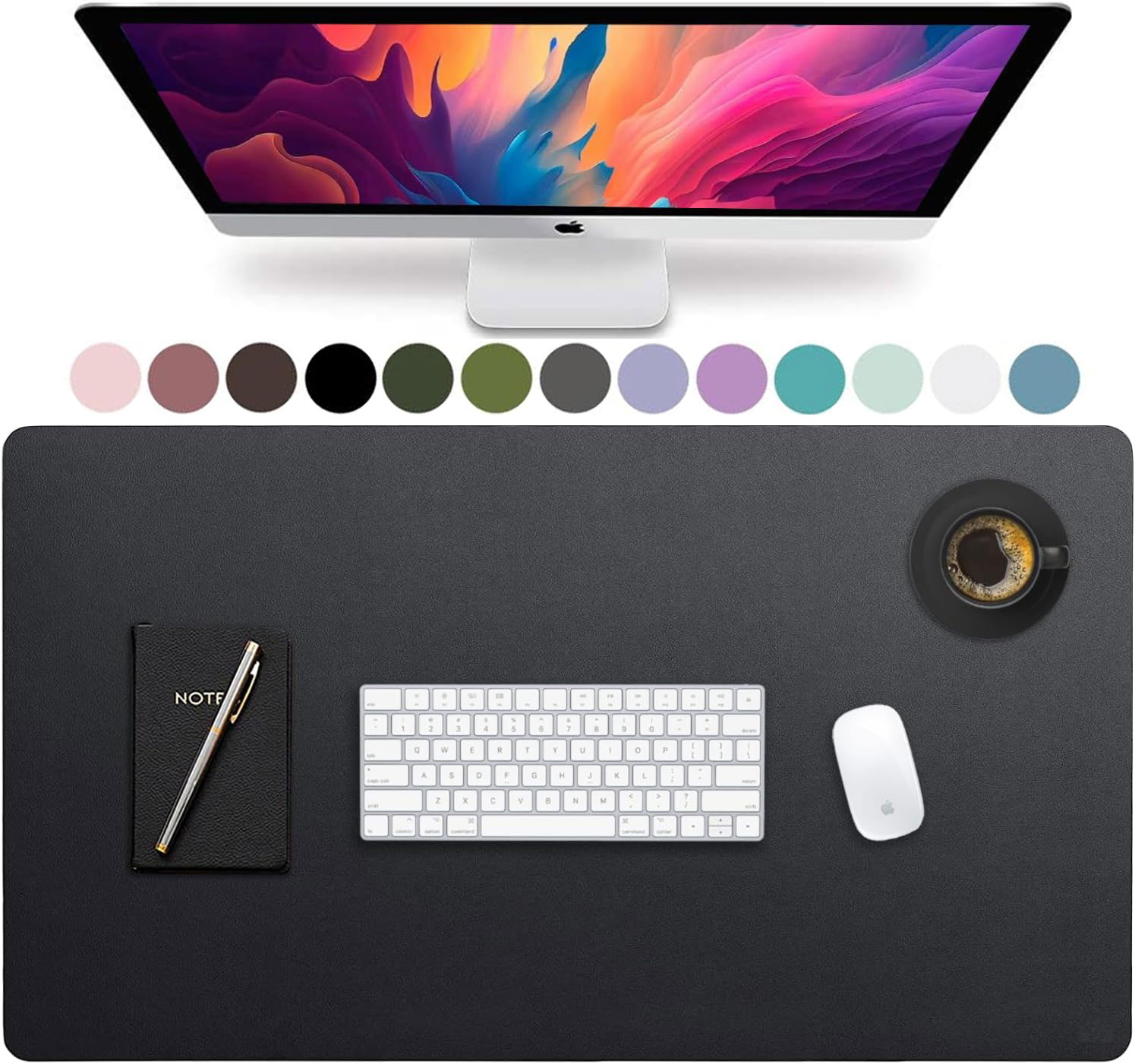 Gaming Keyboard And Mouse Pad - Большой кожаный коврик для стола, офисный