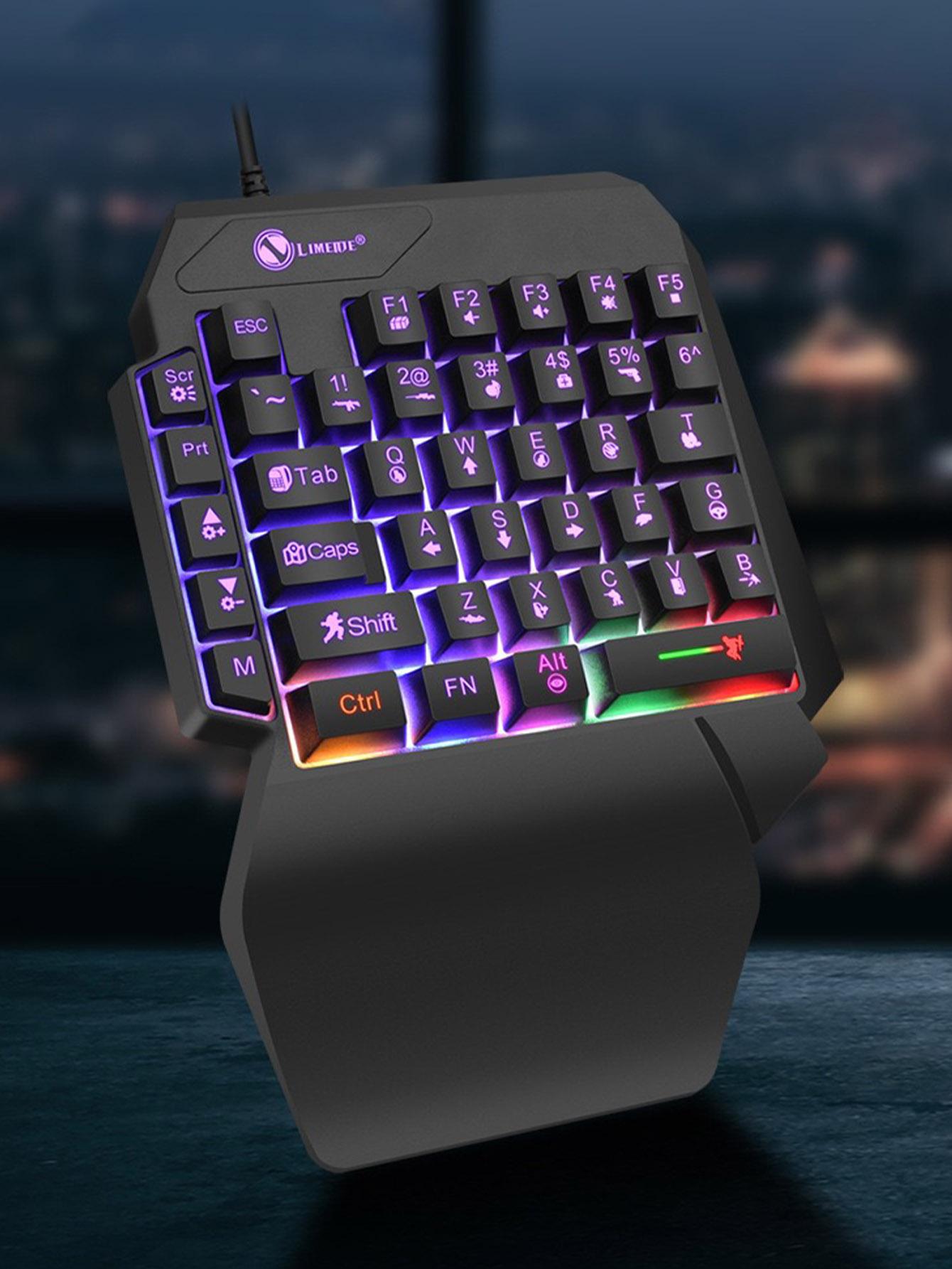 Gaming Keyboard And Mouse For Xbox - Механическая одноручная игровая проводная клавиатура с