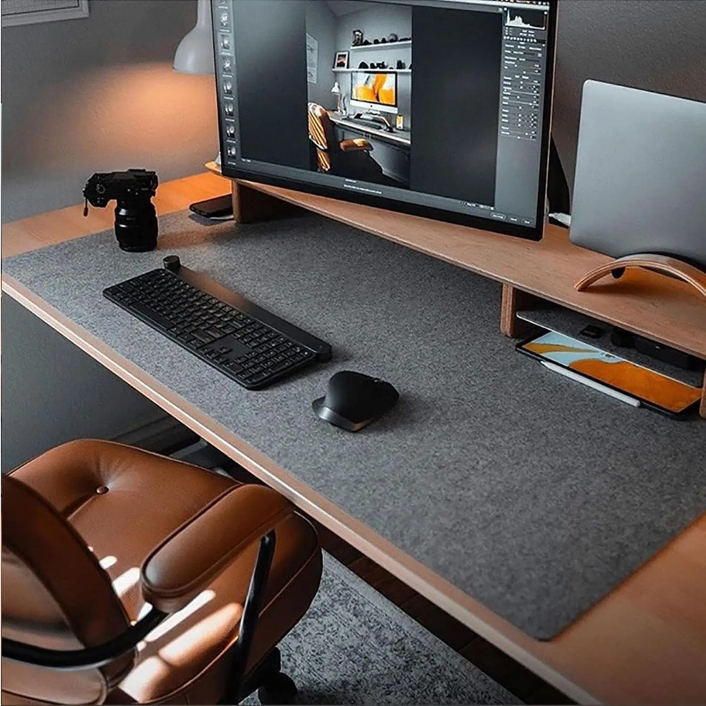 Gaming Keyboard And Mouse Pad - Фетровый настольный коврик, компьютерный коврик для