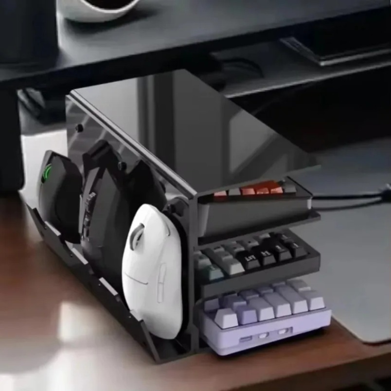 Gaming Keyboard Ergonomic - Подставка для клавиатуры и монитора, 3-уровневая,