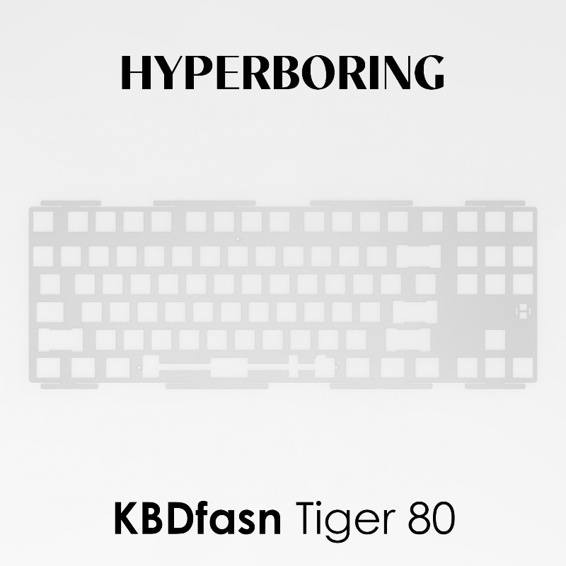 Gaming Keyboard Ergonomic - Плата для кастомизации клавиатуры HYPERBORING Tiger80: