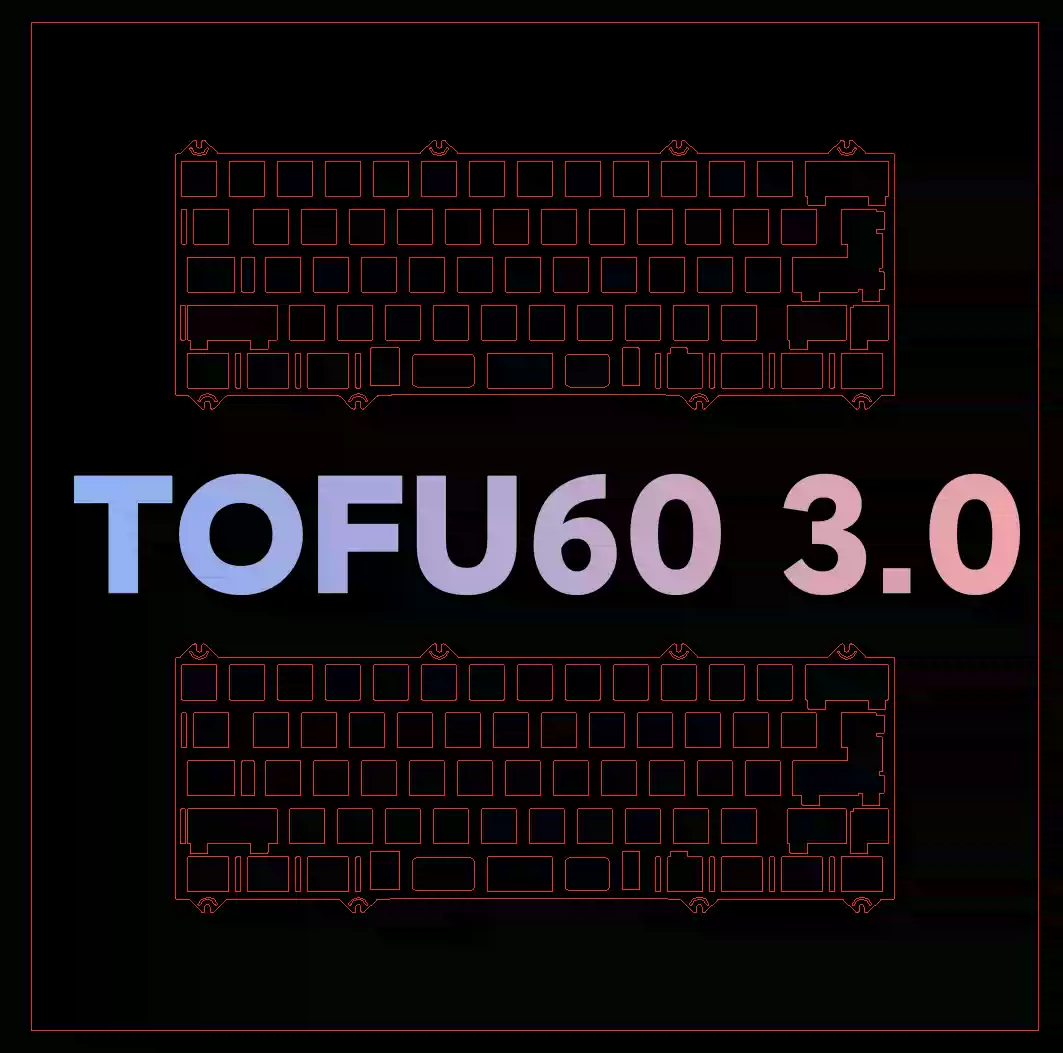 Mechanical Switch Tester - Клавиатурная пластина KBDFANS TOFU60 3.0 (версия