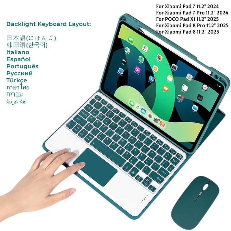 Чехол-клавиатура с подсветкой  – обзор и цена Gaming Keyboard Mouse Wireless