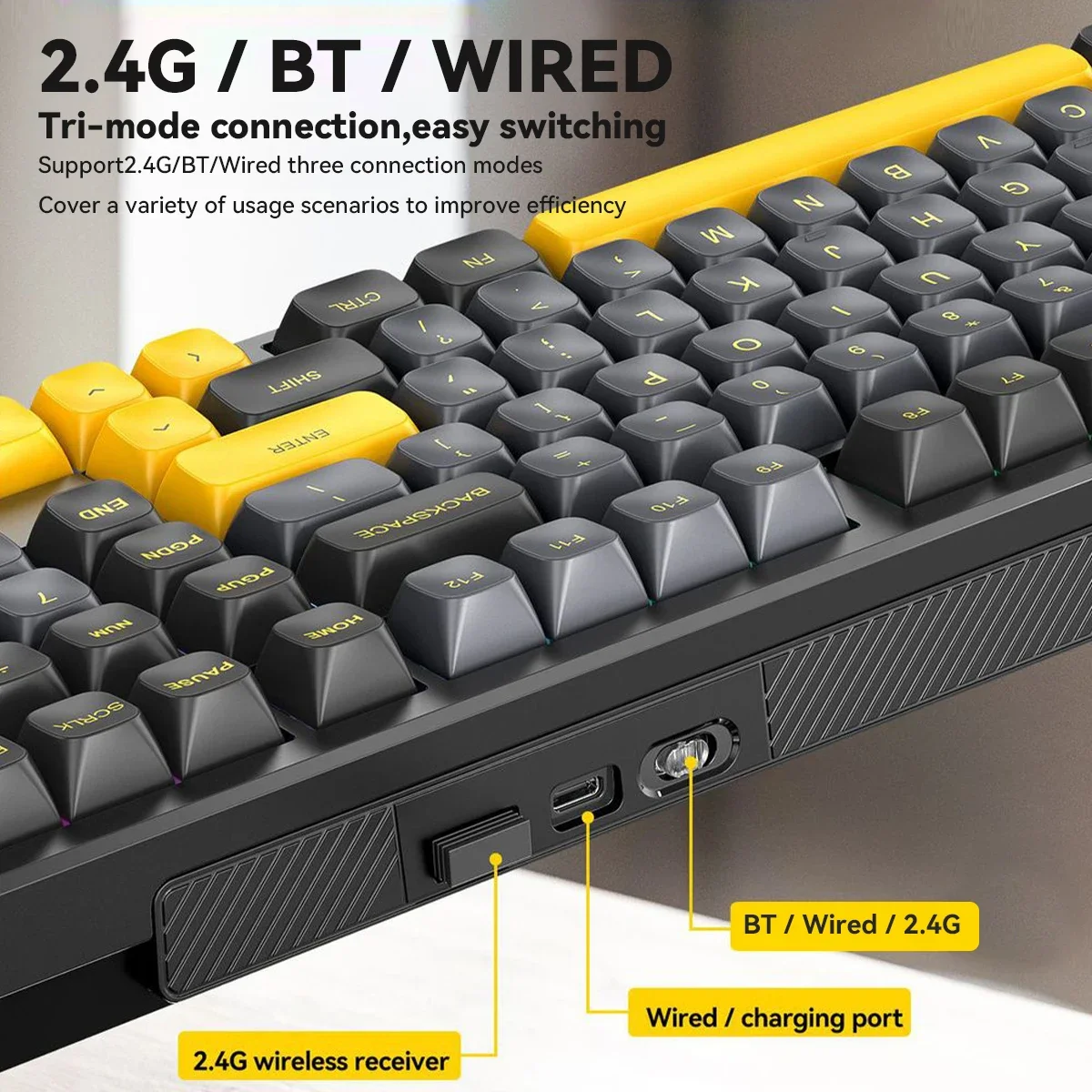 Беспроводная механическая игро – обзор и цена Gaming Keyboard Thocky