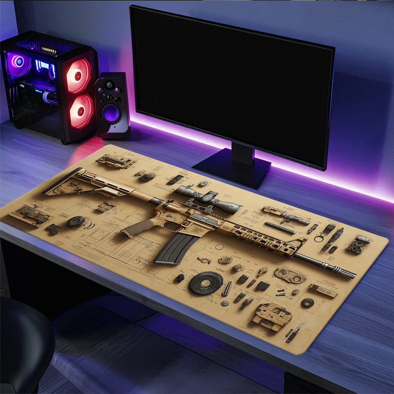 Мягкий игровой коврик для мыши – обзор и цена Gaming Keyboard And Mouse Pad