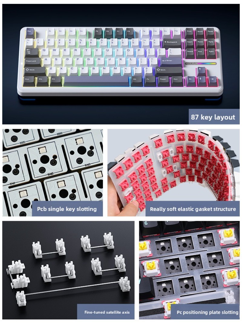 Беспроводная механическая клав – обзор и цена Gaming Keyboard Thocky