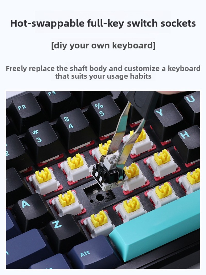 Беспроводная механическая клав – обзор и цена Gaming Keyboard Thocky