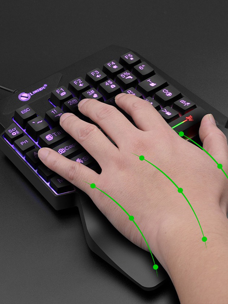 Механическая одноручная игрова – обзор и цена Gaming Keyboard And Mouse For Xbox