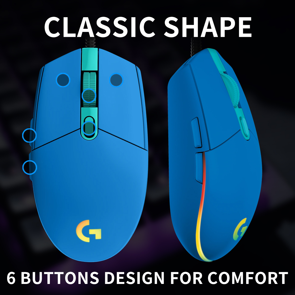 Мышь Logitech G203/G402 с датч – обзор и цена Logitech Mouse G203