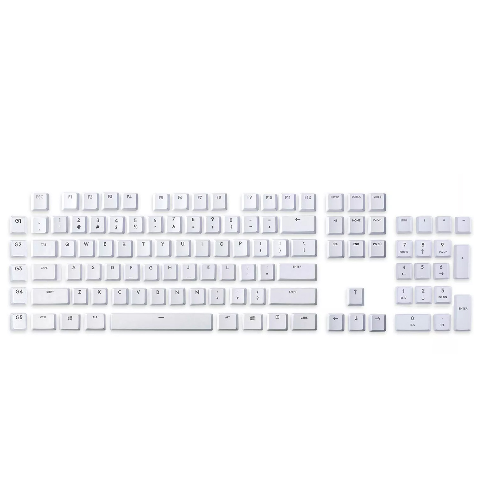 Полный комплект из 109 сменных – обзор и цена Gaming Keyboard Tkl
