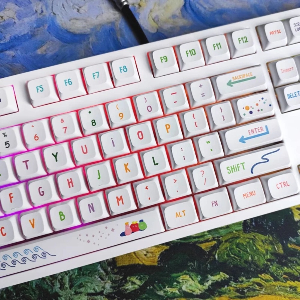 Яркие летние художественные ко – обзор и цена Gaming Keyboard Tkl