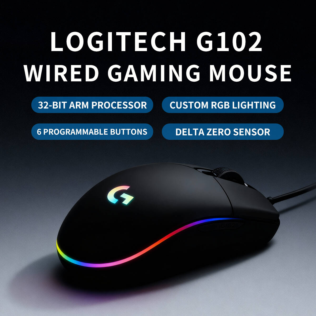 Игровая мышь Logitech G203 с R – обзор и цена Logitech Mouse G203