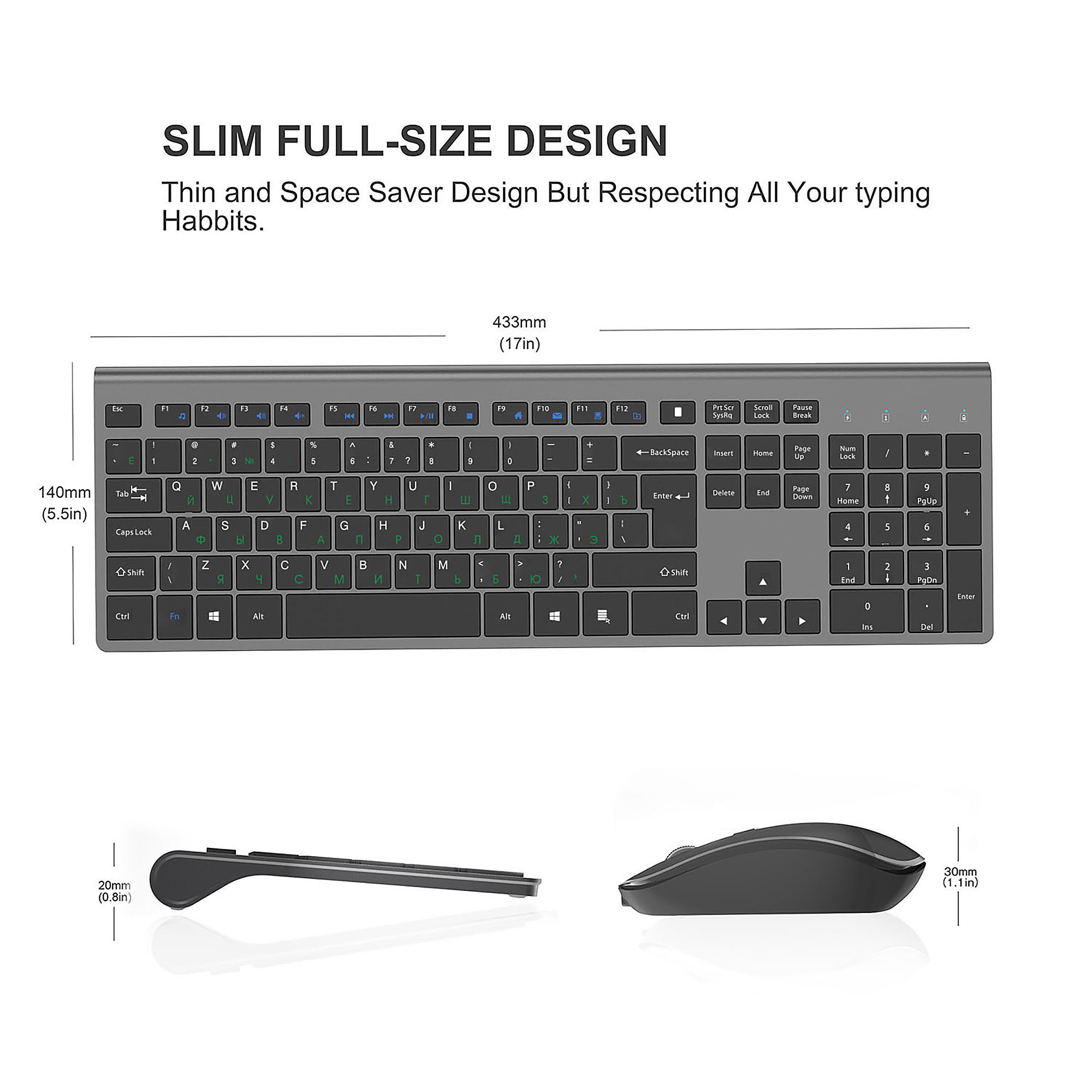 Беспроводная клавиатура и мышь – обзор и цена Gaming Keyboard Mouse Wireless