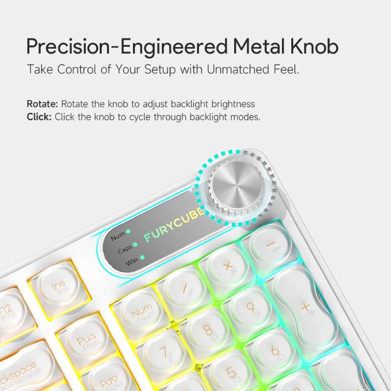 Проводная клавиатура FURYCUBE  – обзор и цена Gaming Keyboard Ip98